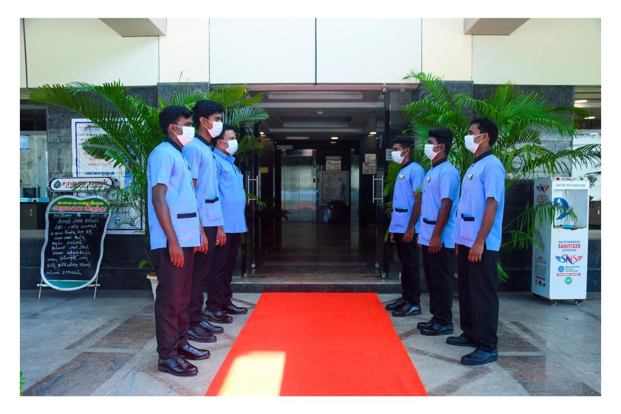 Hotel Sr Tiruchendur Tiruchchendūr Zewnętrze zdjęcie